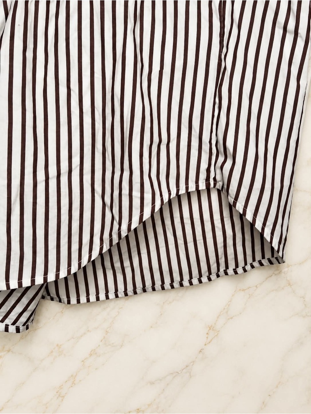 Chaps Est. 1978 Women’s Button-Down Shirt – Black & White Striped size L - Picture 5 of 8